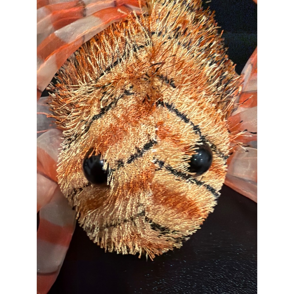 Webkinz Lionfish Plush HM355 Ganz Orange Striped Stuffed Animal Toy Collectible